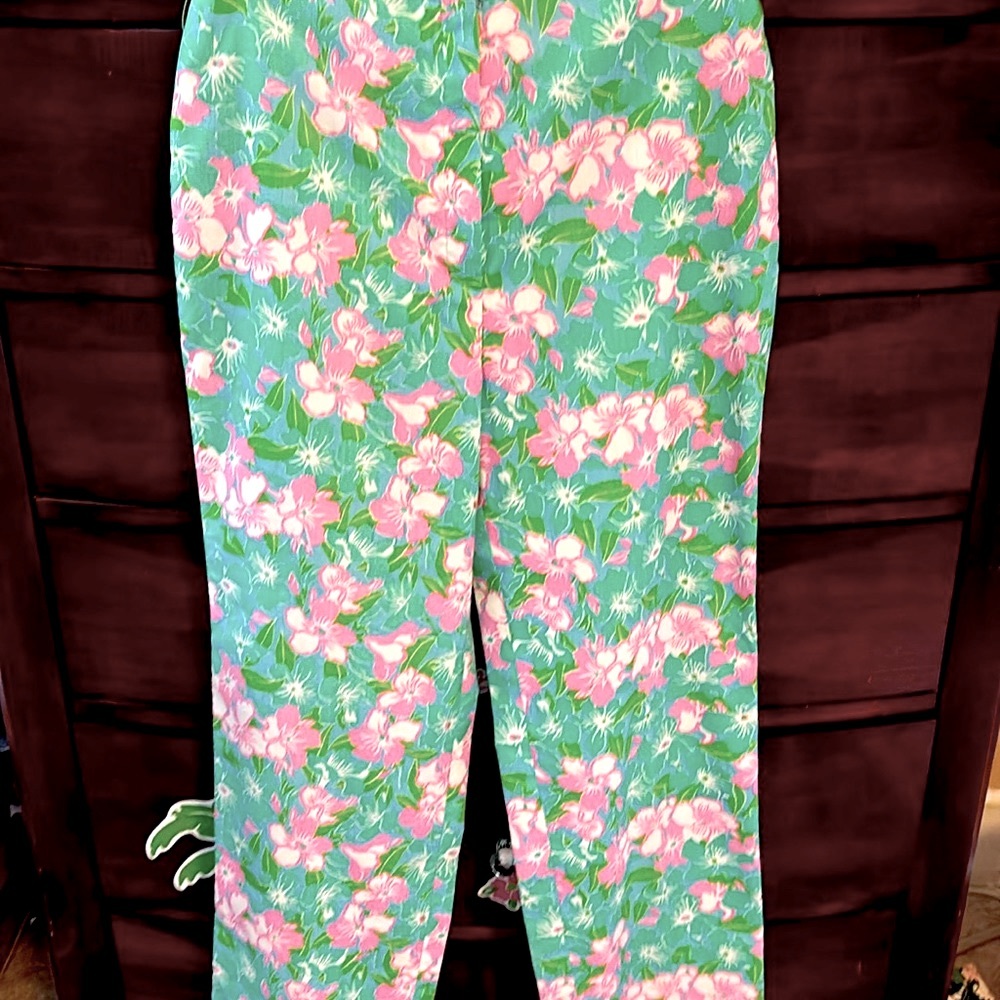 Lilly Pulitzer Vintage “The Lilly” Floral Print Pants